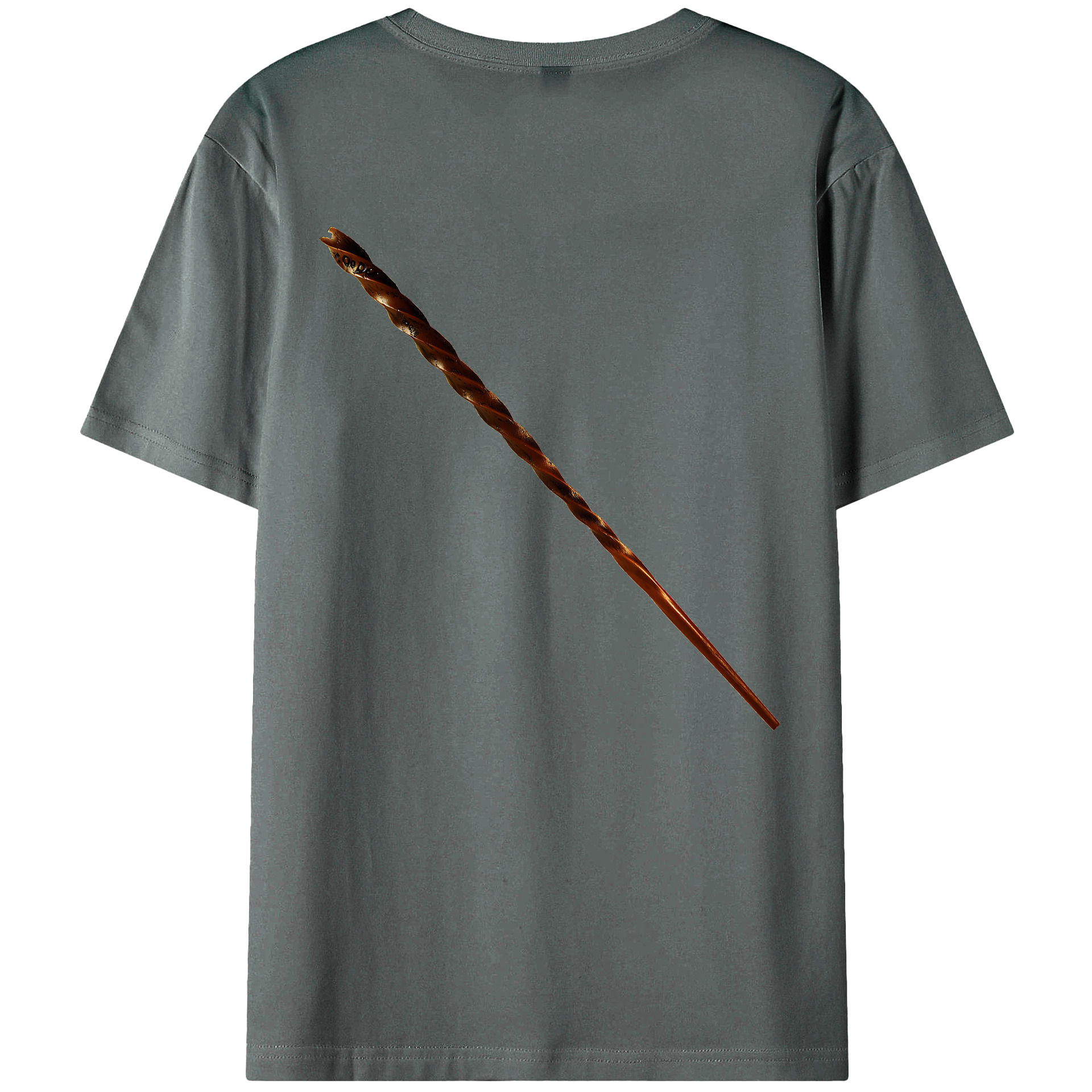 （画像用） Harry Potter ハリー・ポッターシリーズ 綿100％ メンズ半袖Tシャツ（バックプリント） 通気性